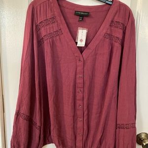 NWOT lane Bryant top